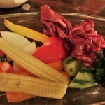 スペイン食堂 黒崎バル8 - 野菜のアンチョビソース（小）￥880