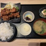 個室居酒屋 笑衛門 - 若鶏の唐揚げ定食【2023.1】