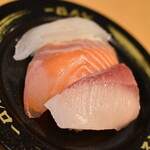 スシロー  - 鮮魚３貫盛り（３７０円）２０２３年２月