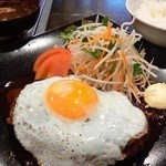 Shichirin Yakiniku Sumiya - まかないハンバーグランチ