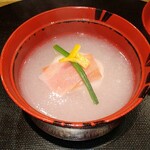 もちづき - 牡蠣真丈、蕪すり流し