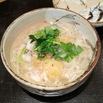 もちづき - あわび、海老芋、蟹あんかけ