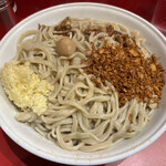 麺屋 HERO - 油そば 大盛(ニンニク、フライドガーリック、ラー油)