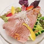 Grilled Hitachi beef salad