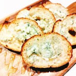 blue cheese bruschetta