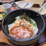 軍ちゃん - ズワイ石焼飯定食(¥1,320)