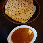 viva goa indian cafe - ゴアマトンサクチ+チャパティ