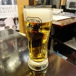 ステーキ英ニ - 生ビール　アサヒスーパードライ