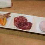 Grill&Bar Bu BARBEC - ・「バーベック串コース(¥2000)」の前菜。