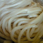 つけ麺 ジンベエ - 「つけ麺」の極太麺。