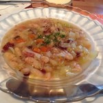 ビストロ BONSAI - 野菜が溶け込んだ栄養たっぷりのスープ。超デリシャス！