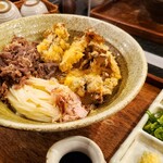 踊るうどん 滝井本店 - 肉まいたけ天ぶっかけ