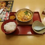 Joi Furu - サリ麺入り旨辛スープキムチチゲ定食ご飯大盛り