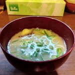 長浜わっしょい - ラーメンスープが付きます