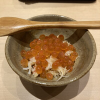 すし晴 - 毛蟹といくらの醤油漬け丼