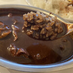 カレーの店 ボンベイ - ルーに潜らせたり