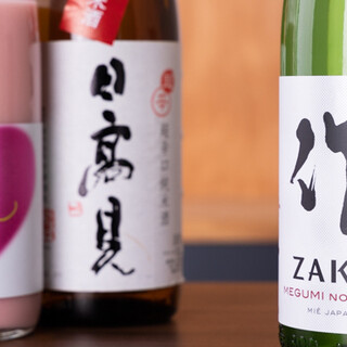 For those who want to fully enjoy alcohol ◎A wide variety of local sake from all over the country