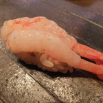 伊藤家のつぼ STAND SUSHI BAR - 小泊産の甘海老(2013/5)