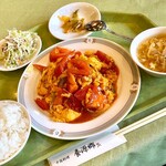 中国料理 養源郷 - トマトと玉子の炒めランチ