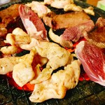 焼肉の龍巳 - 七輪でごちゃ焼き