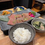 Wagyuu Ryouriban - 風味豊かな赤身肉を一流シェフが焼き上げる！和牛上ロース定食
