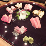 伊藤家のつぼ STAND SUSHI BAR - 刺身盛り合わせ(2013/6)