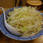 らーめん きじとら - 麺に野菜マシ