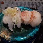 大江戸 - さより２貫１５０円・赤魚２貫１５０円