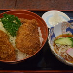 加茂川 - ソースかつ丼