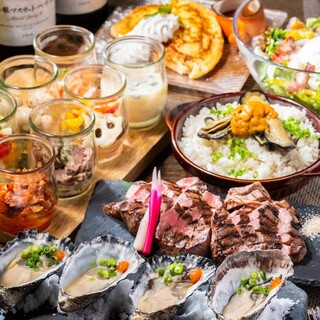 生牡蠣と極み牛タン ROYALGOD_1