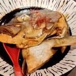 うみからそらへ - カンパチカマ 煮付け　煮魚は やはりプロが作った物にかなわない