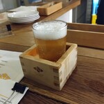 NIHONBASHI BREWERY - 枡に入ったビール