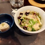 うみからそらへ - サラダと小鉢(ポテトサラダ)