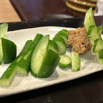 若竹寿し - もろきゅう 350円