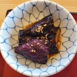 蒲郡拾石食堂 - なす揚げびたし 220円