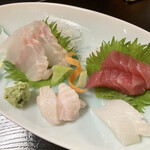 ゆり - お魚定食(1,680円) 刺身