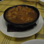 スペイン食堂 石井 - 牛ハチノスの煮込みアストリア風（\600）　：　ハチノスはやわらかー、トマトベースで煮込まれて臭みはなし。