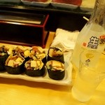 Sahei Sushi - あのね巻には冷酒