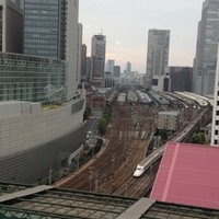 東京會舘 銀座スカイラウンジ - 外の眺め　東京駅が少し見えます