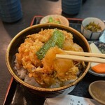 江戸藤 - かき揚げ天丼