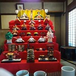 喜兵衛 - 玄関に飾ってあった雛人形