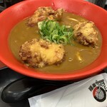 極楽うどん TKU - 鶏天カレーうどん（並）