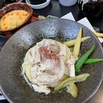 極楽うどん TKU - 冷しゃぶピリ辛大阪つけ麺