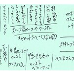 洋惣菜 亀洋 - 2023.2 オードブルの説明書き
