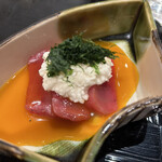 四季彩ダイニング　春 - 鮪の黄身ソース