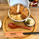 蕎麦DAYS - とじない玉子カツ丼セット 大吉 ご飯大盛