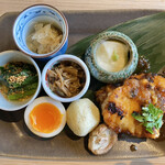 お料理 ちゃとら - メインはかき揚げから(たまたまあった？)ヒラメにしてもらいました。ラッキー！