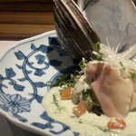Maison Tsukuda - ホッキ貝のテッパンヤキ