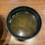 Mitsumura - お味噌汁も付いてます