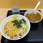 梅もと - 冷うどんセット490円